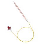 Набор съемных спиц для вязания 10см, 13 размеров (3мм-10мм), цв. медный, алюминий