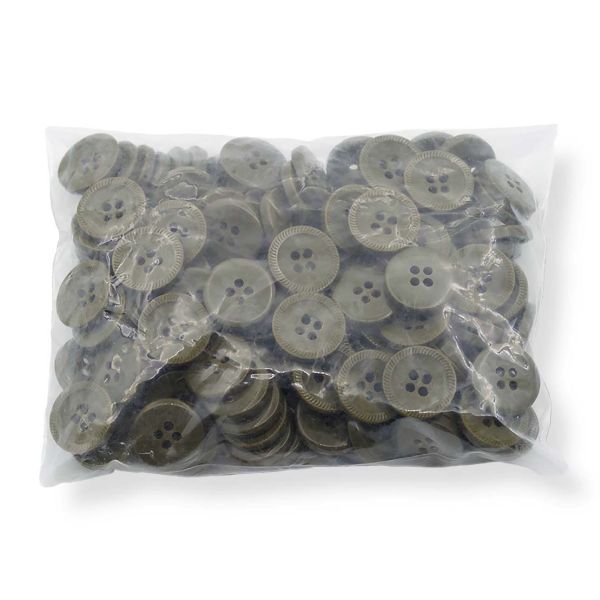 Пуговицы 4 прокола 24L (C242 хаки), 0313-1097А, 144 шт
