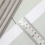 Лента репсовая (в рубчик) 25.0 мм, 001 белоснежный, уп.18,28 м