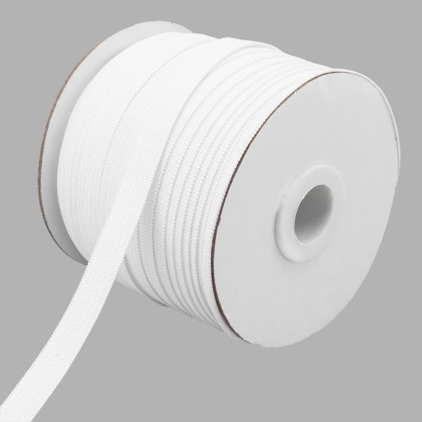 Резинка бельевая (стандартная) вязаная 10.0 мм / 40 метров, ТВ-10, белый