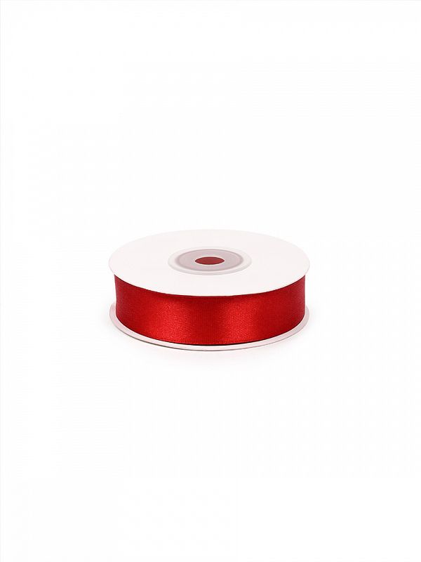 Лента атласная 1-сторонняя 20.0 мм / 22.5±1 метра, 3095 красный, Magic4Hobby