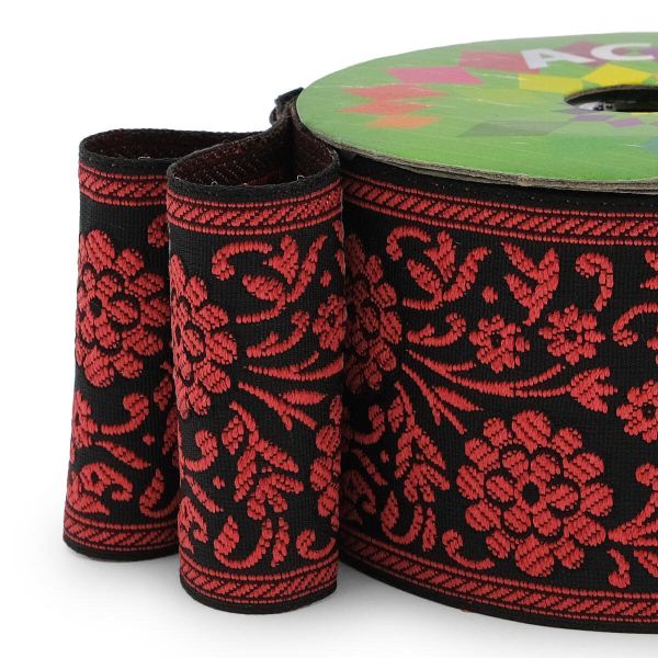 Лента (тесьма) жаккардовая 60.0 мм / 9 метров, Astra&Craft (97) SR995