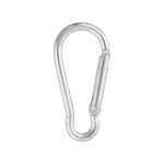 Карабин металл 20.0 мм (58х27 мм), 10 шт, 04 никель, Gamma GH 120/25/10