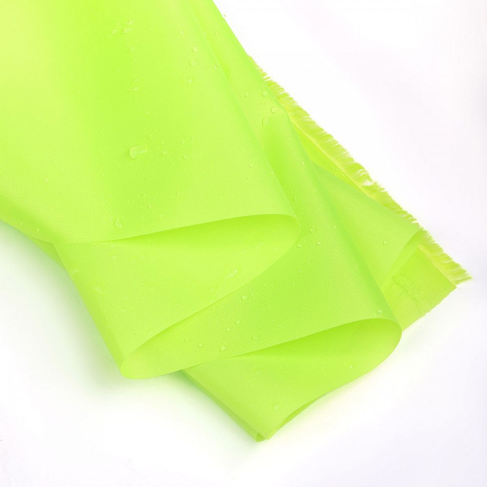 Оксфорд 200D PU1000 78 г/м², 150 см / 5 метров, ОКС.TBY200D.F229.5, F229 неон лимон