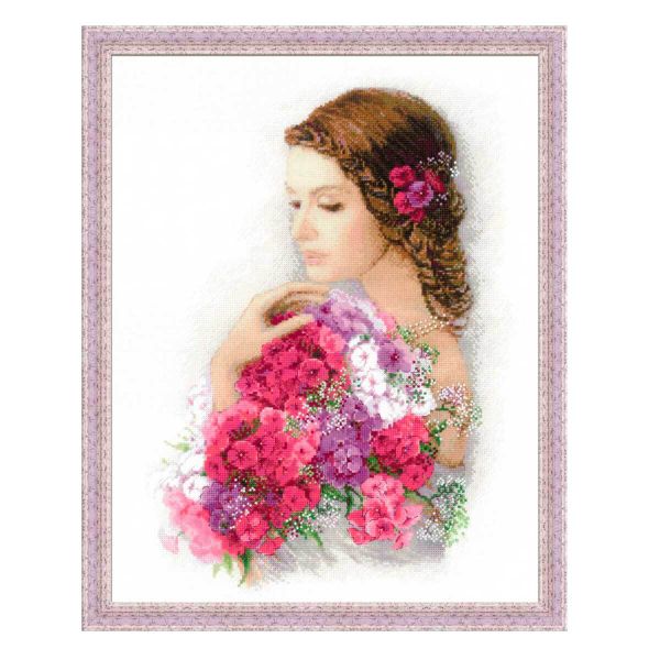 Набор для вышивания нитками Риолис, Очарование лета, 35х45 см