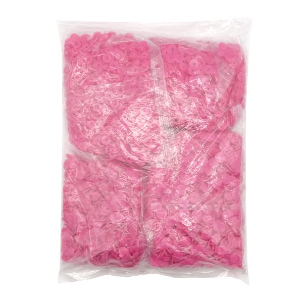 Кнопка рубашечная фигурная Сердце 12,5/10мм пластик (≈1000 шт) New Star (580 маджента)