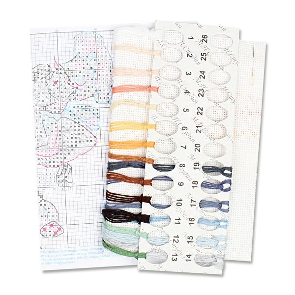 Набор для вышивания нитками МП Студия, Секретный рецепт 10х12см