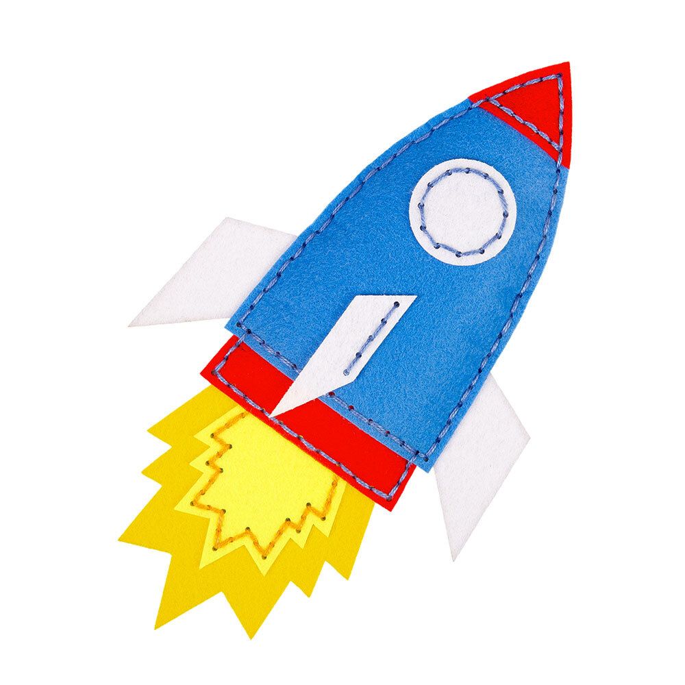 Набор для шитья игрушки Ракета 21 см, Miadolla KD-0266