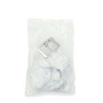 Пряжка ременная металл 18 мм (внешн. 23х32 мм), 10 шт, никель, прямоугольная, BIG