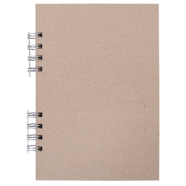 Заготовка для альбома (на пружинке) 1250 г/м², A5 19.8х14 см, 6 л, 01 Серебристая пружина, Mr.Painter ZKL-06