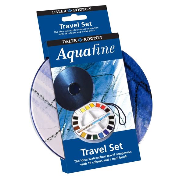 Краска акварель набор Aquafine TRAVEL 18 цв, Daler Rowney 131900030