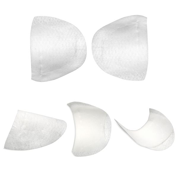 Плечевые накладки (подплечники) втачные сшивные 130х220х15 мм, белый, 50 пар