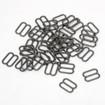 Рамки-регуляторы для купальника металл 16.0 мм, 816C.SW цв.черный никель, уп.100 шт