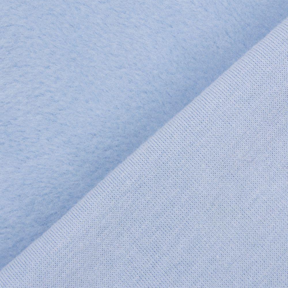 Плюш (ткань) трикотажный 390 г/м², 160 см / рул. 5 метров, 15-4005 голубой, Gamma PLF