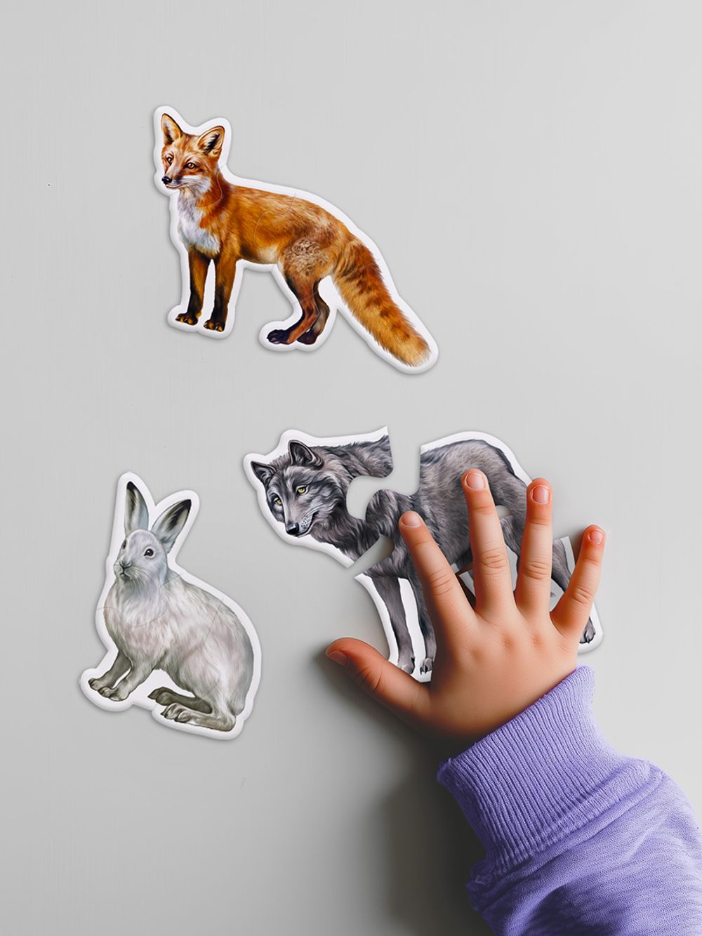 Пазлы для малышей Животные леса 22 элемент, Фрея PZL-BК-010