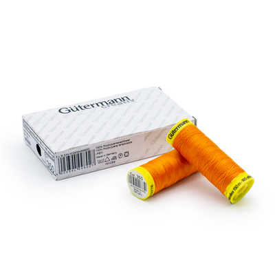 Нитки для трикотажа Gutermann Maraflex, 150м, 350 св.оранжевый, 5 катушек