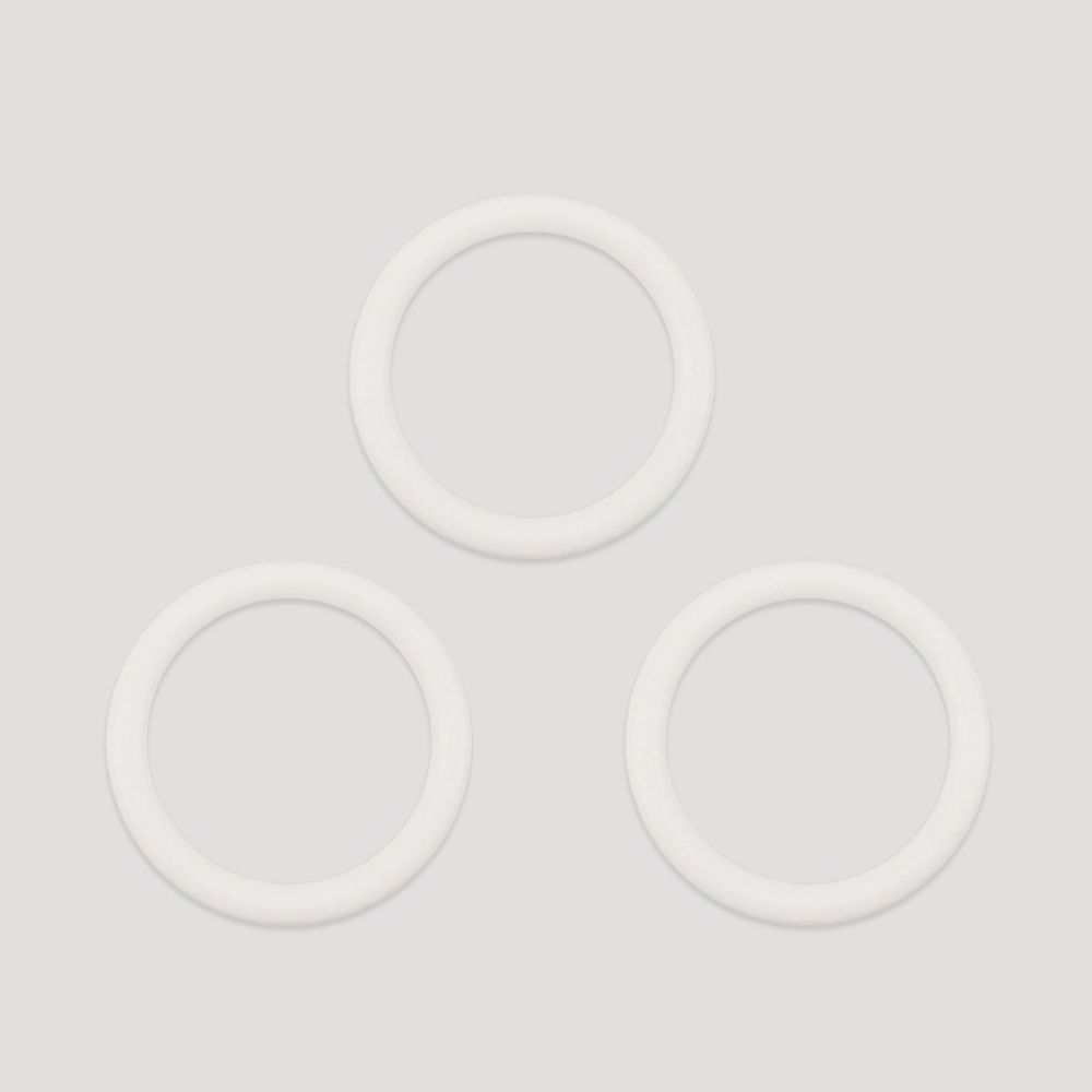 Кольца для бюстгальтера металл ⌀11.0 мм, 004 приглушенный белый, Arta, 50 шт