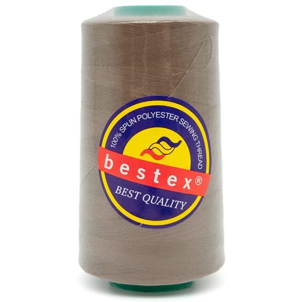 Нитки универсальные Bestex 40/2, 4570 м (5000 ярд) / 1 кат., 175 коричневый дым