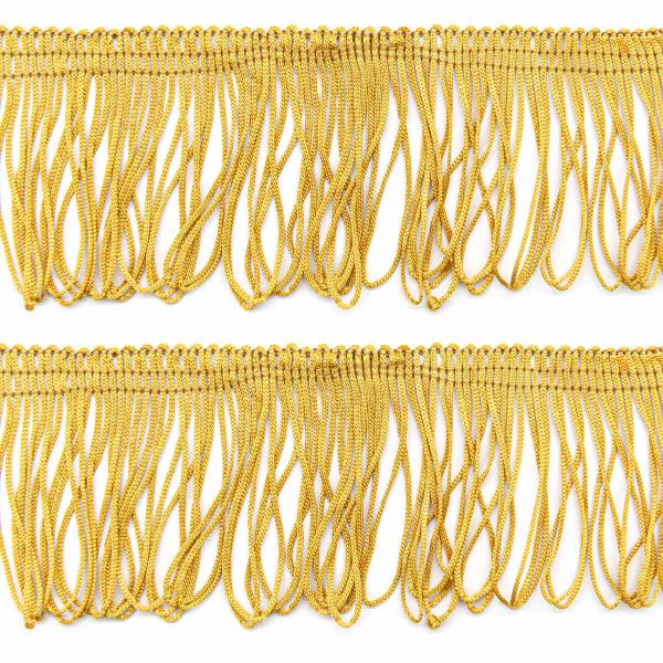 Бахрома отделочная 60.0 мм / 25 метров, 112 золотистый