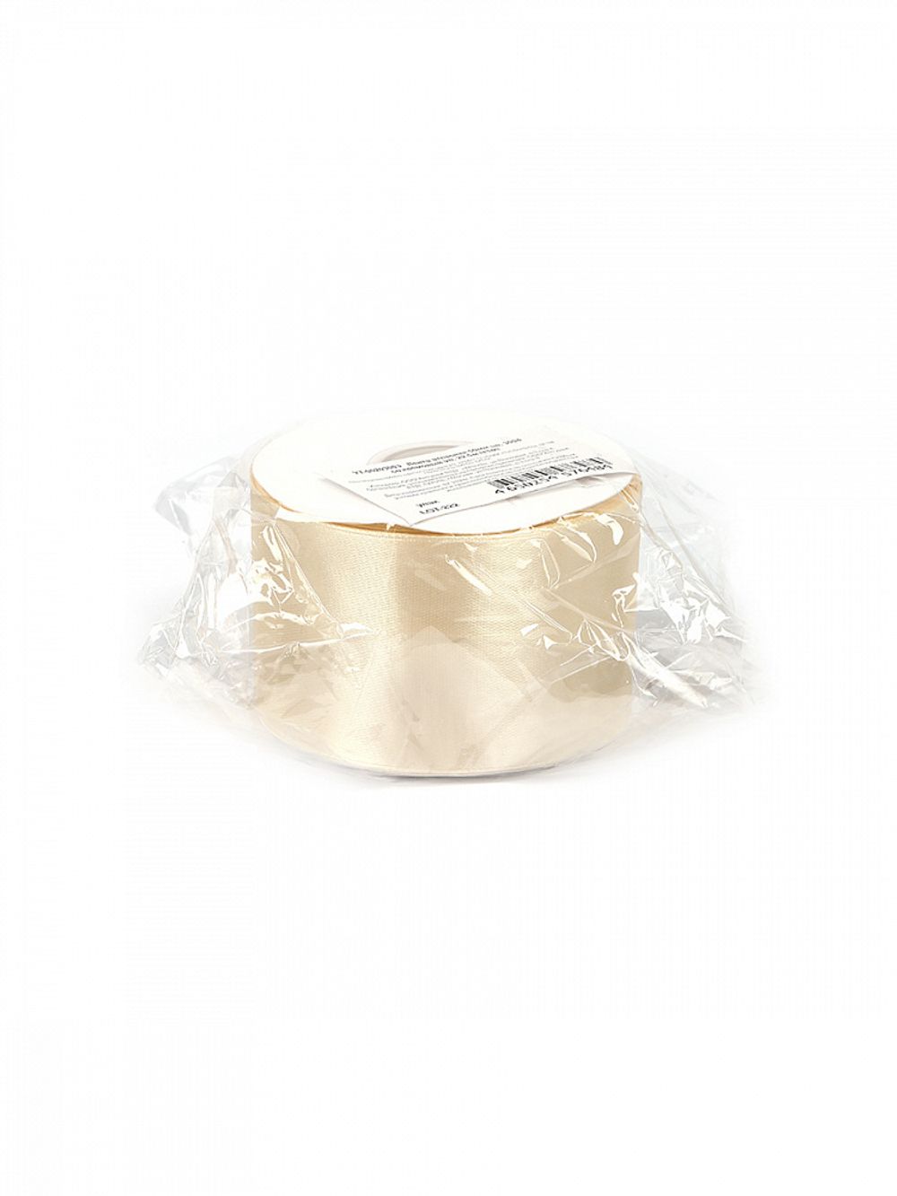 Лента атласная 1-сторонняя 50.0 мм / 22.5±1 метра, 3004 св.кремовый, Magic4Hobby