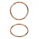 Кольца для бюстгальтера металл ⌀18.0 мм, 018 цв.золото, уп.100 шт