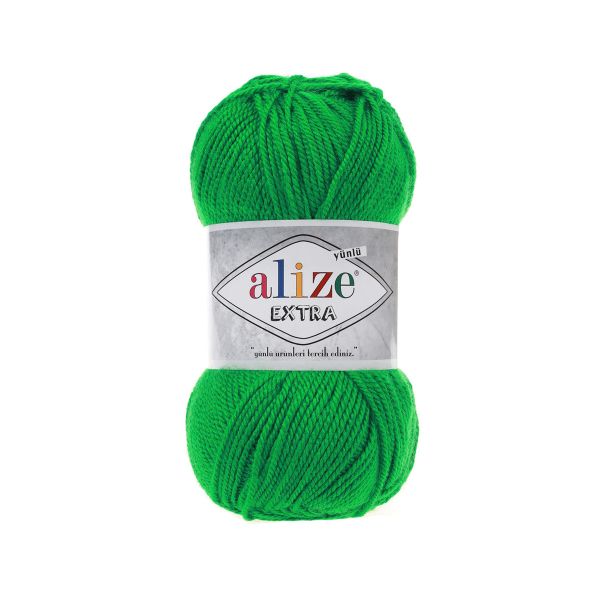 Пряжа Alize (Ализе) Extra / уп.5 мот. по 100 г, 220м, 328 трава A