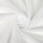 Сетка подкладочная трикотажная 65 г/м², 170 см / 100 метров, TBY.0354.01, цв.01 белый