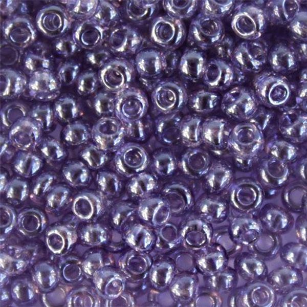 Бисер Preciosa прозрачный с жемчужным покрытием 10/0 (2.3 мм), 1х50г, цв. 26010