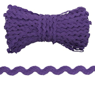 Тесьма вьюнчик 5мм / 20м (фиолетовый), С3582(С3581)