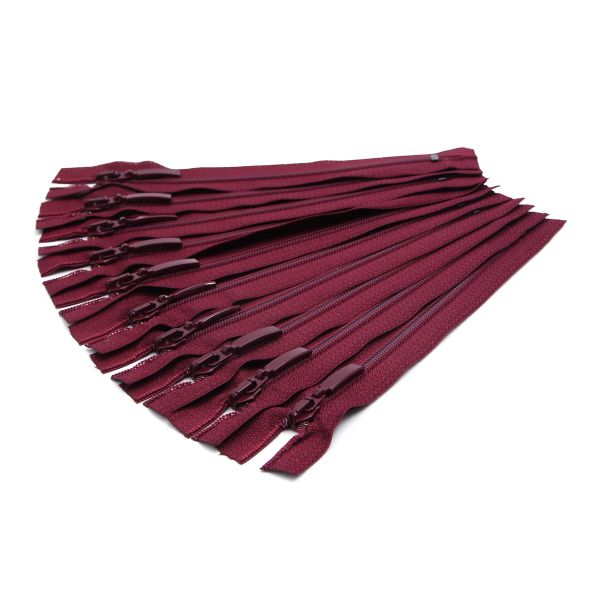 Молния спираль (витая) Arta Т5 (5 мм) 1 зам., н/раз., 18 см, цв. 021 бордовый, уп.10 шт