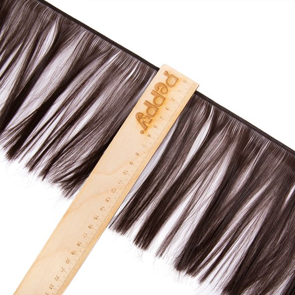 Трессы для кукол 15 см, 100 см, 25 г, 08 шоколадный, HobbyBe HAR-7