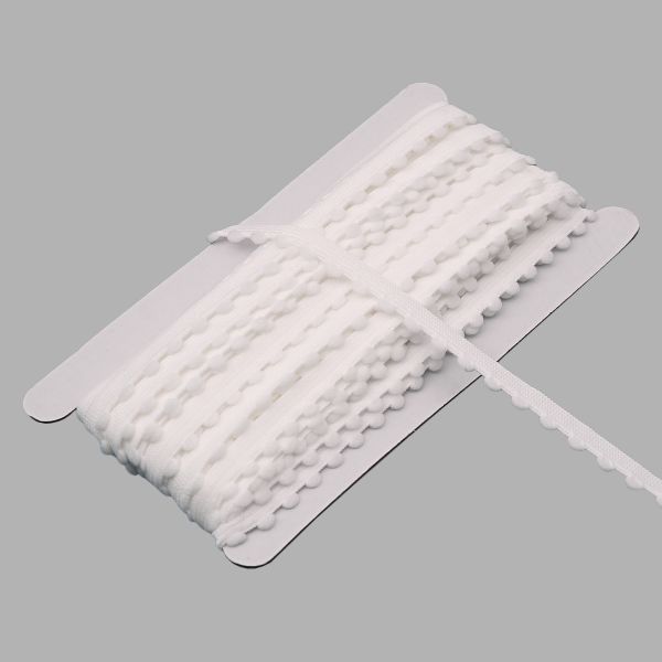 Резинка бельевая (ажурная) 10.0 мм / 13.72 метра, белый, 3AR3578