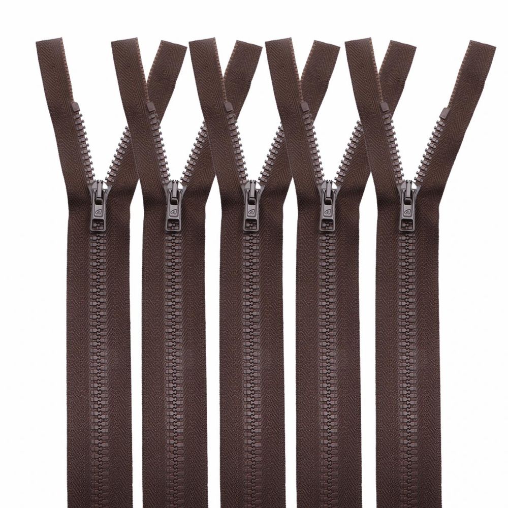 Молния трактор Arta Т6 (6 мм) 1 зам., разъем., 60 см, цв. 066 св.коричневый, уп.5 шт