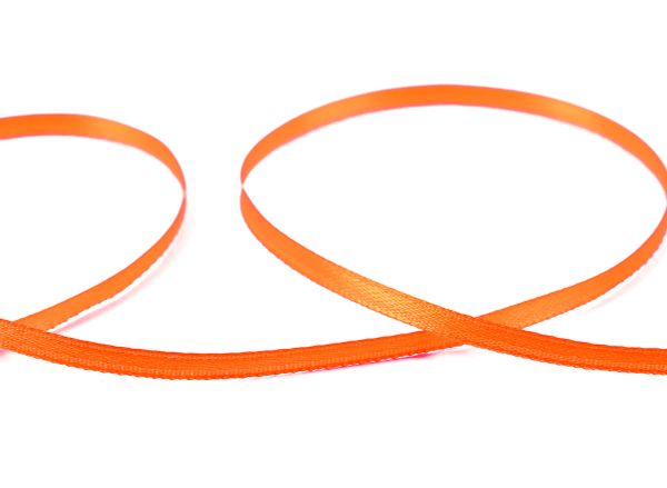 Лента атласная 2-сторонняя 3.0 мм / 91.4±2 метра, 137 оранжевый, Gamma AL-3P