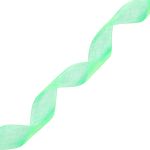 Лента капроновая (органза) 25.0 мм, 99 ярко-зеленый, 22.86 м