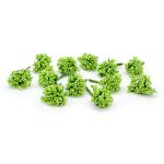 Цветы искусственные декоративные 2см (12 штук) (зеленый)