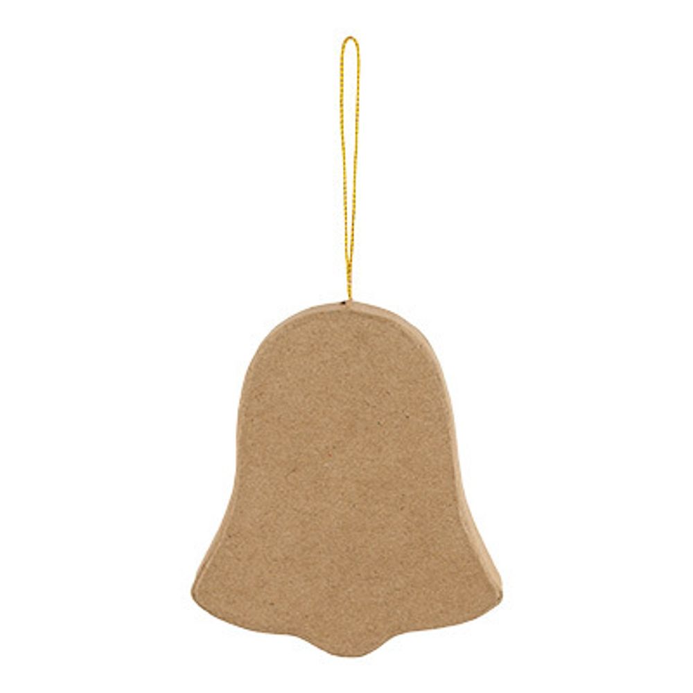 Заготовка из папье-маше Фигурка, 3 шт, 04 колокольчик, 10.2x8.9x1.2, PAM-109 Love2art