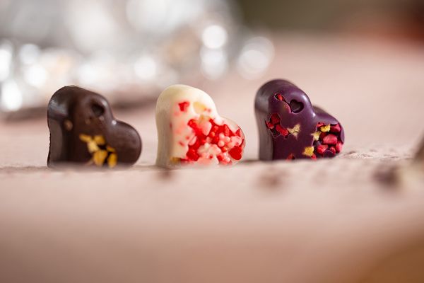 Форма силиконовая для конфет 21х10.5х2 см, сердечки -15 ячеек, S-Chief SPC-0132