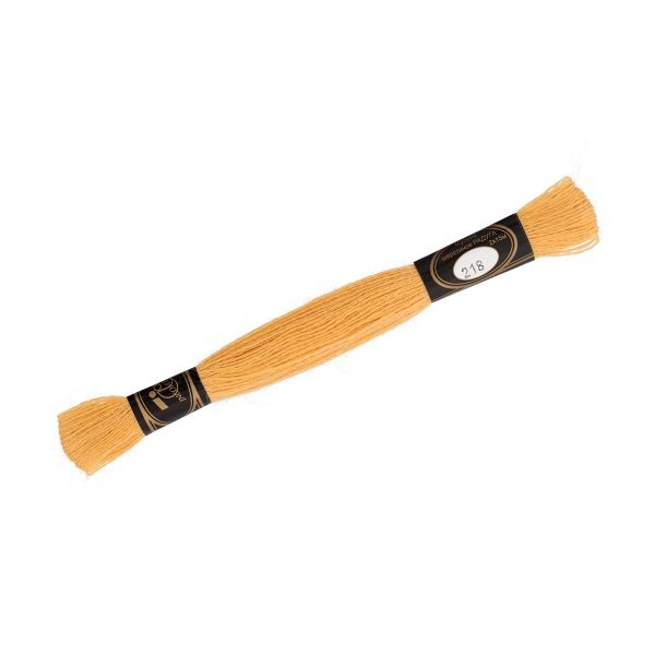 Мулине Радуга, цв.218 т. соломенный, Россия, 8 мотков по 15 метров