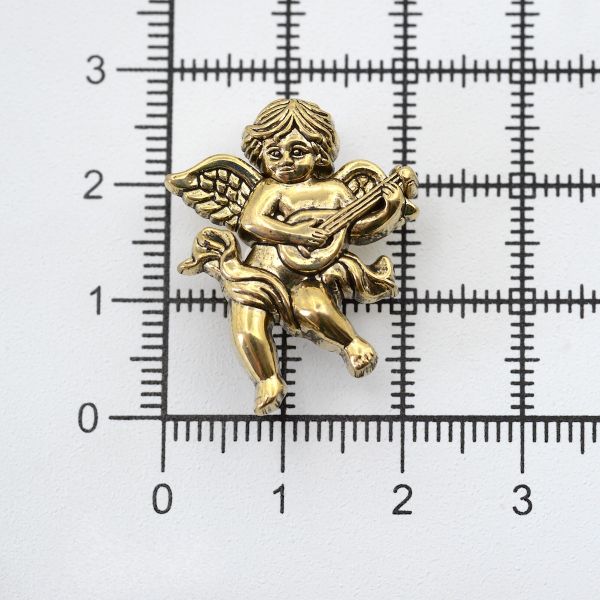 Украшения декоративные пуговицы Ангел, 26 мм (AG), 36 шт, S090204