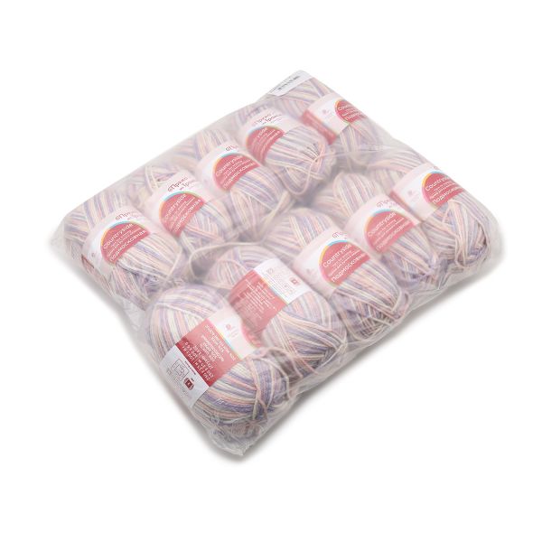 Пряжа Троицкая Подмосковная принт секционный / уп.10 мот. по 100 г, 250 м, 2610 секционный