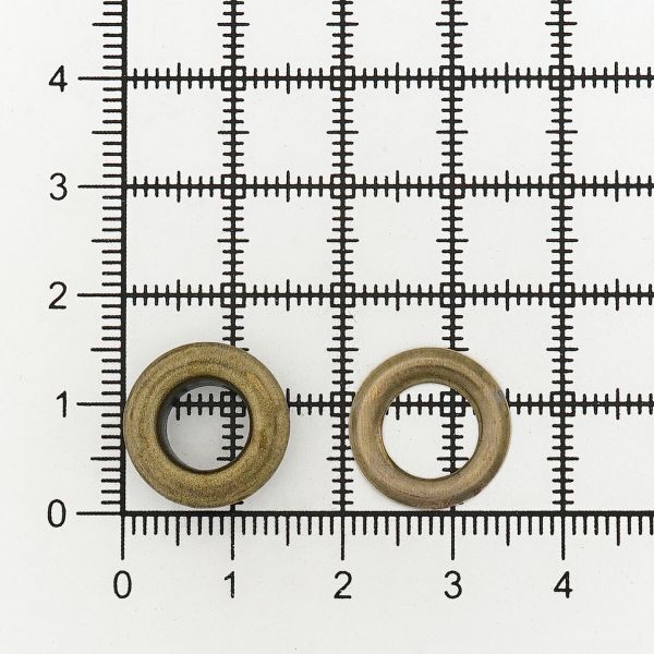Люверсы металл ⌀_7.3 мм (внутр.), h5.41 мм (внутр.), №5, металл, уп.≈1000 шт, New Star, антик