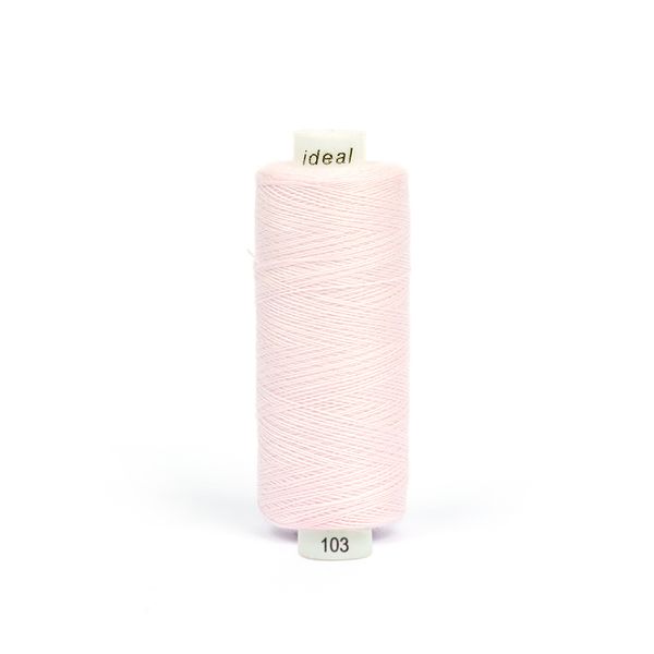 Нитки швейные бытовые Ideal 40/2, 366 м / 10 кат., 103 св.розовый
