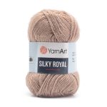 Пряжа YarnArt (ЯрнАрт) Silky Royal / уп.5 мот. по 50 г, 140м, 437 бежевый