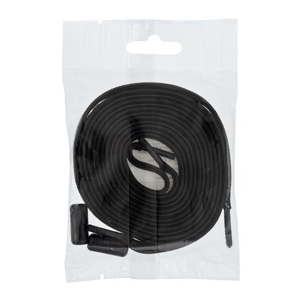 Шнурки эластичные с застежкой №1 Черный, Blitz GBG-006