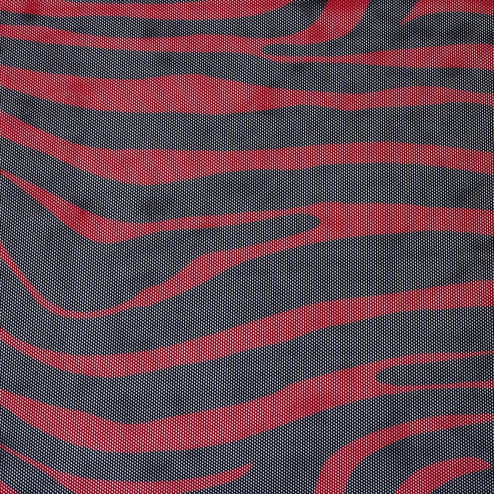 Сетка бельевая эластичная 100 г/м², шир.160 см / 3 метра, принт Зебра, цв.красный+черный /SZ025816.04/