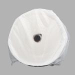 Лента (тесьма) шторная: сборка параллельная (1:1.5) 70 мм / 50 метров, (6 рядов петель, 3 шнура), C1007M прозрачный