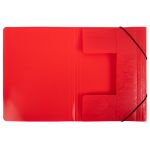 Папка на резинке A4 600 мкм 35 мм, волокно, 5 шт, красный new EC21043004, Expert Complete