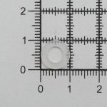 Кольцо уплотнительное пластик под блочку/ люверс ⌀4.87 мм, h5.66 мм (№3), ≈5000 шт, New Star