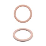Кольца для бюстгальтера металл ⌀11.0 мм, 20 шт, C344 пудровый, ГВ800